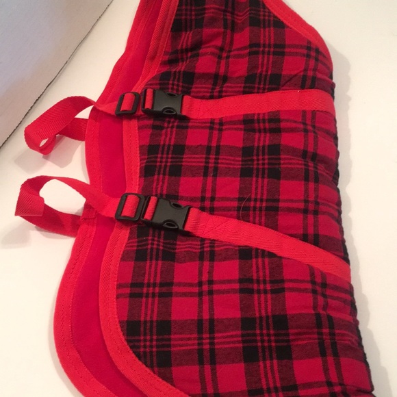 Dog Jacket Red Plaid sz Lg - Picture 3 of 8